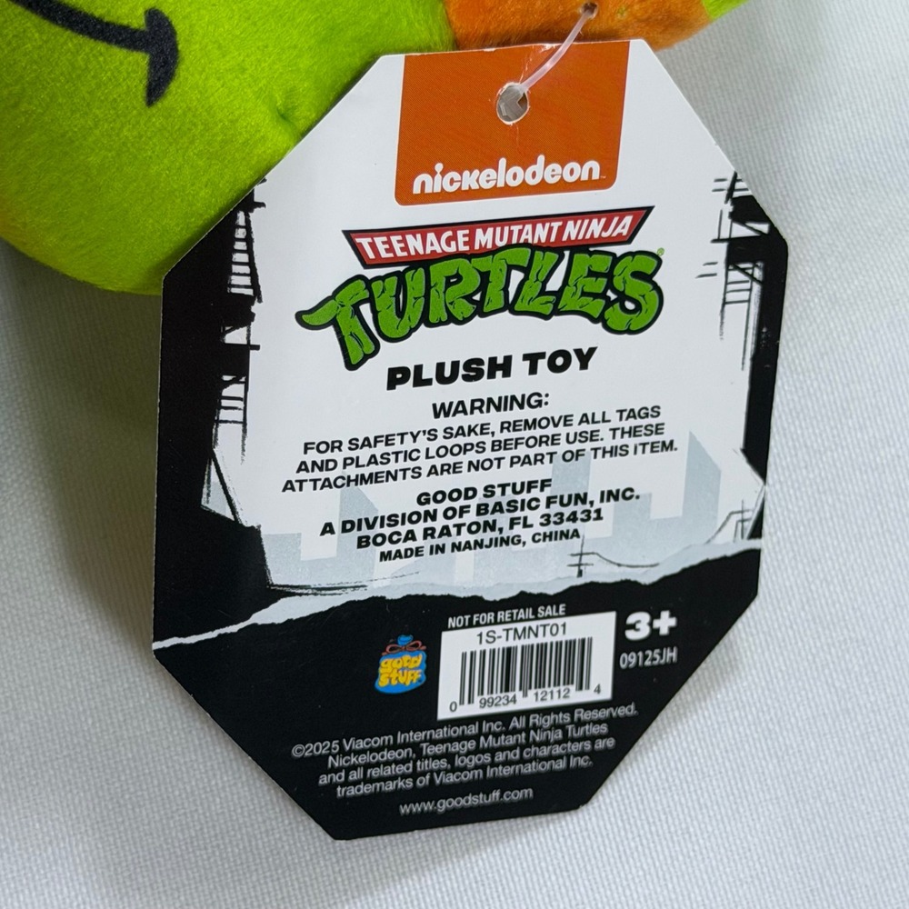 Michelangelo Donatello Plush Toy Set Nickelodeon Good Stuff 9 Inch NINGA turtle - Picture 3 of 6